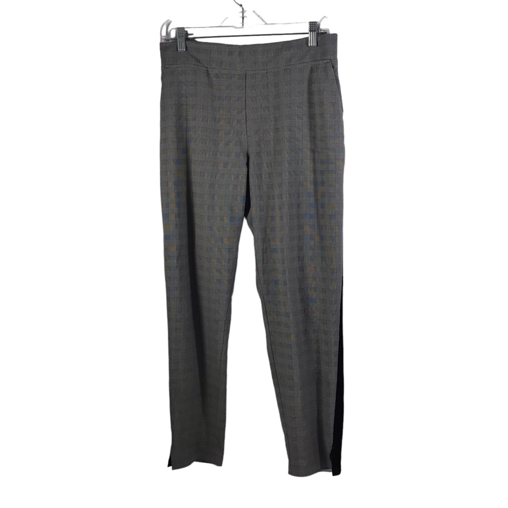 Athleta Brooklyn Ankle Pant in Grey Plaid Size 8